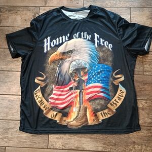 Men's 6x patriotic Eagle Graphic T-Shirt
